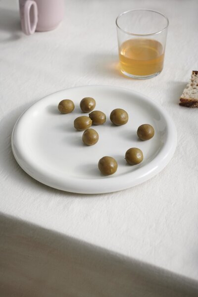 Talíř Barro Plate Off-white Ø 24 cm – set 2 ks
