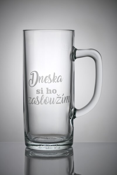 Sklenice - dneska si ho zasloužím Velikost: 0,3 l, Tip: 1, Balení: Bublinková fólie