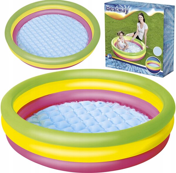 Dětský Nafukovací Bazén 102 x 25 cm Bestway 51104 Měkké dno