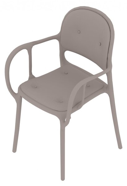 MAGIS - Čalouněná židle MILA - béžová