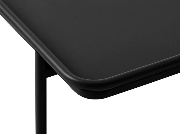 Černý kovový konferenční stolek 75x75 cm Yuba – Unique Furniture