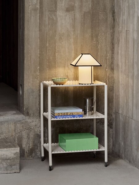 Stolní lampa Ava Pyramid 290 White