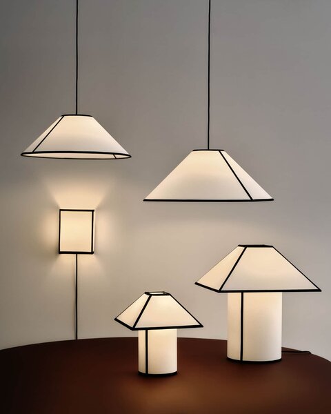 Stolní lampa Ava Pyramid 290 White