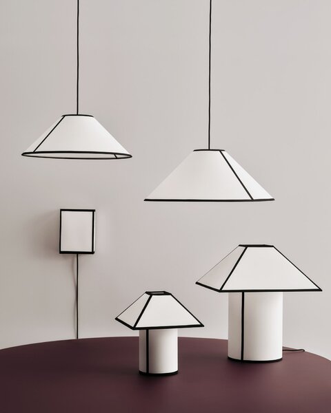 Stolní lampa Ava Pyramid 290 White
