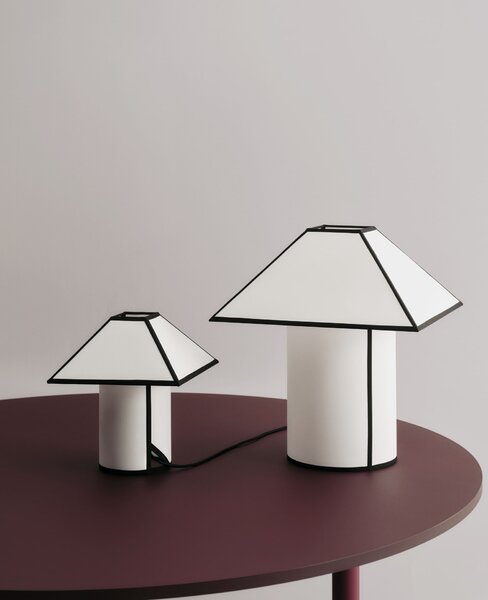 Stolní lampa Ava Pyramid 290 White