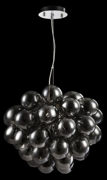 Maytoni Závěsné svítidlo BALBO, 8xG9, Ø 50 cm Barva: Kouřový nikl