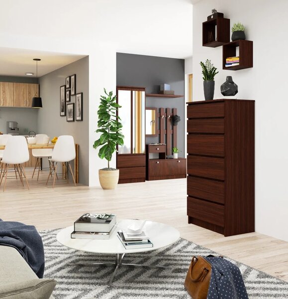 Komoda se šuplíky SAVRILA - wenge