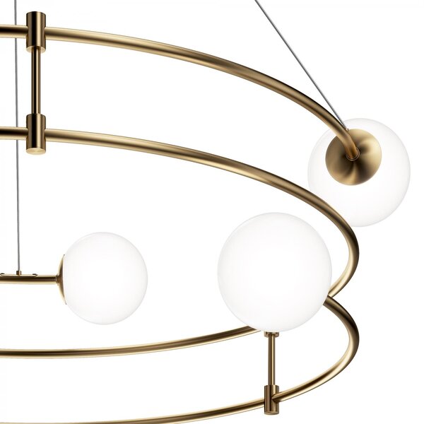Maytoni Závěsné svítidlo BALANCE, 6xG9, Ø 81,2 cm Barva: Zlatá