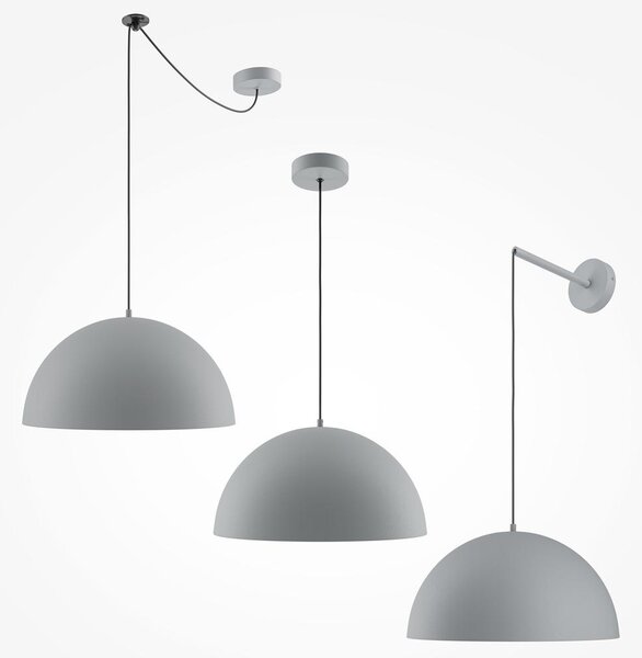 Maytoni Závěsné svítidlo BASIC, 1xE27, Ø 35 cm, d. 15,5 cm Barva: Šedá