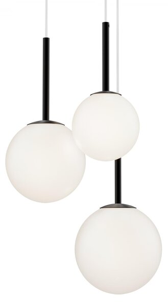 Maytoni Závěsné svítidlo BASIC, 3xE14, Ø 40 cm Barva: Černá