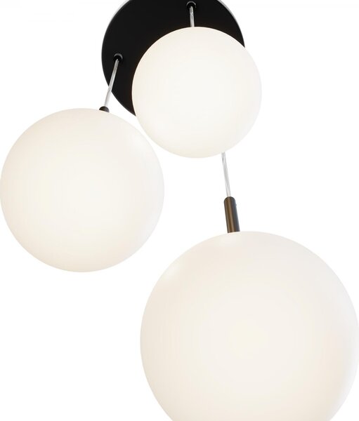 Maytoni Závěsné svítidlo BASIC, 3xE14, Ø 40 cm Barva: Černá
