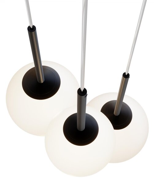 Maytoni Závěsné svítidlo BASIC, 3xE14, Ø 40 cm Barva: Černá