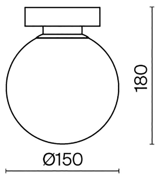 Maytoni Nástěnné svítidlo BASIC FORM, 1xE14, Ø 15 cm Barva: Zlatá