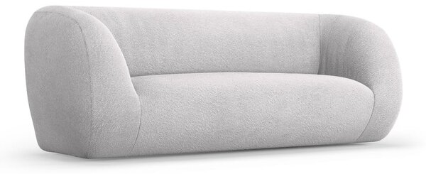 Světle šedá pohovka z textilie bouclé 210 cm Essen – Cosmopolitan Design
