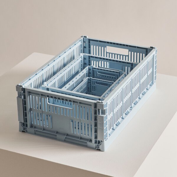 Skládací přepravka Colour Crate Small Soft Blue
