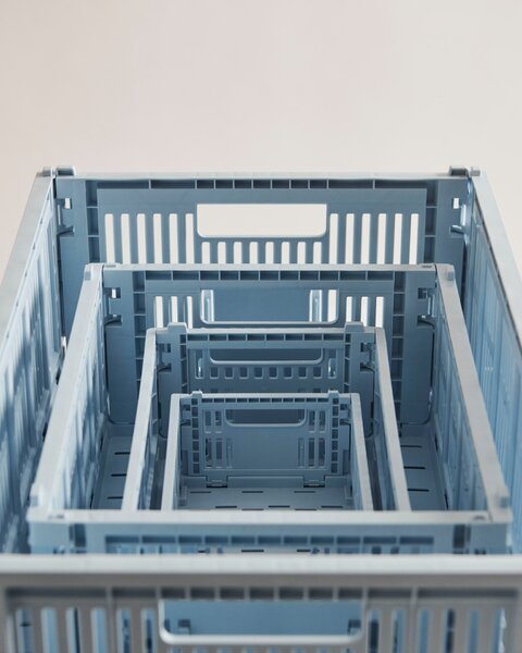 Skládací přepravka Colour Crate Small Soft Blue