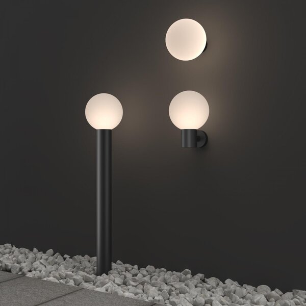 Maytoni Venkovní nástěnné svítidlo BOLD, 1xE27, v. 27 cm, IP54 Barva: Černá