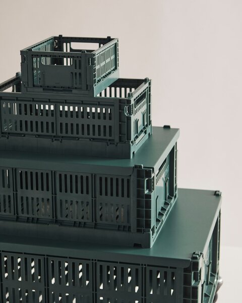 Skládací přepravka Colour Crate Small Dark Green