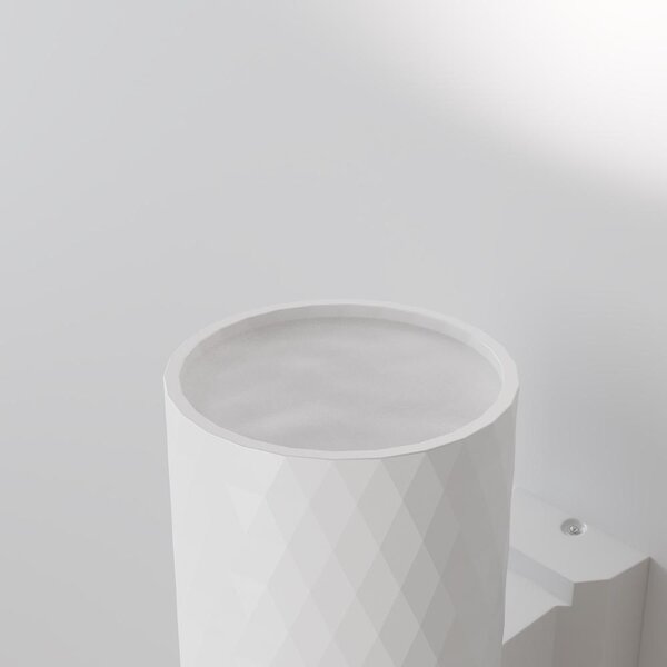 Maytoni Venkovní nástěnné svítidlo BOWERY, 1xGU10, v. 14,5 cm, IP54 Barva: Bílá