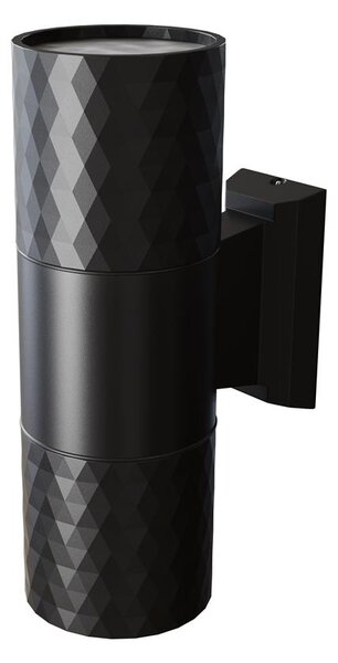 Maytoni Venkovní nástěnné svítidlo BOWERY, 2xGU10, v. 19 cm, IP54 Barva: Černá