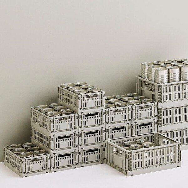 Skládací přepravka Colour Crate Large Grey