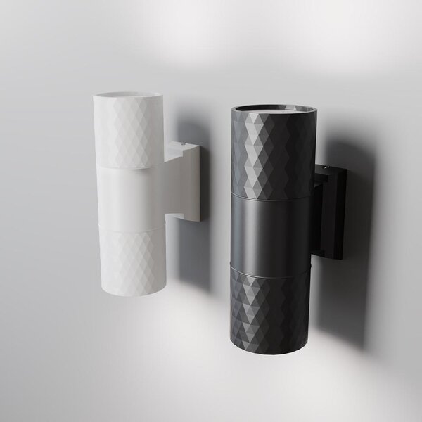 Maytoni Venkovní nástěnné svítidlo BOWERY, 2xGU10, v. 19 cm, IP54 Barva: Černá
