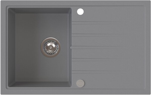 Ruvetti Maxi+ dřezy s baterií šedá/ocel LP_3200-MX7950GR_W