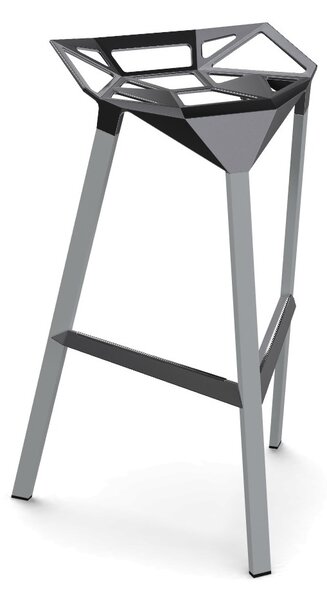 MAGIS - Barová židle STOOL ONE nízká - šedá