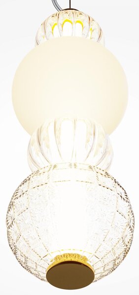 Maytoni Závěsné LED svítidlo COLLAR, 17W, Ø 14,7 cm, CRI80 Barva: Chrom