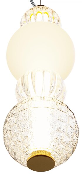 Maytoni Závěsné LED svítidlo COLLAR, 17W, Ø 14,7 cm, CRI80 Barva: Chrom