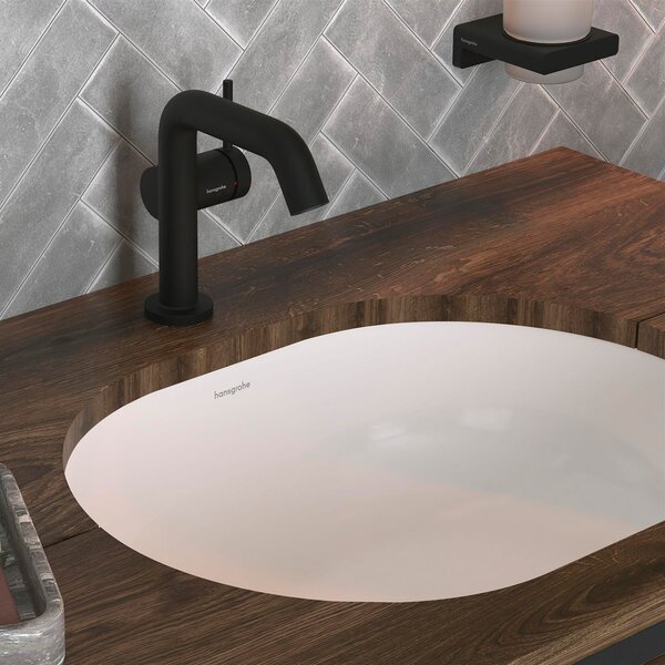 Hansgrohe Xuniva U umyvadlo 45x35 cm oválné pod pult bílá lesk 61050450