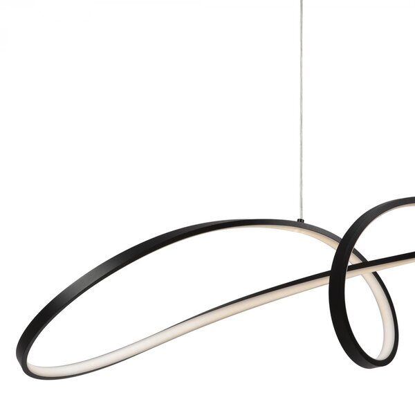 Maytoni Závěsné LED svítidlo CURVE, 42W, d. 92 cm, CRI85 Barva: Zlatá