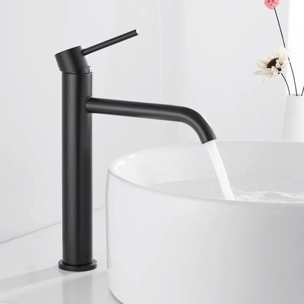Rea Baterie umyvadlová vysoká Lungo black mat REA-B4103 - Rea