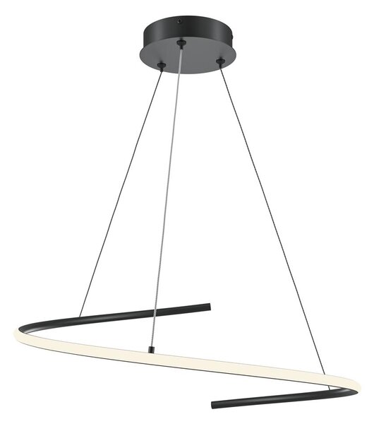 Maytoni Závěsné LED svítidlo CURVE, 31W, Ø 60 cm, CRI80 Barva: Zlatá