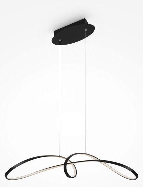 Maytoni Závěsné LED svítidlo CURVE, 42W, d. 92 cm, CRI85 Barva: Zlatá