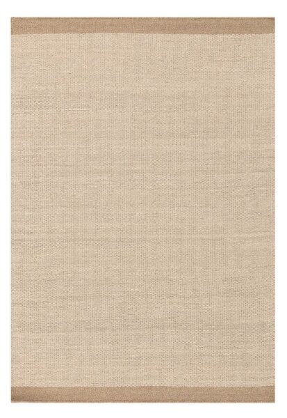 Béžový/krémový ručně tkaný vlněný koberec 120x170 cm Lima Sand – Asiatic Carpets