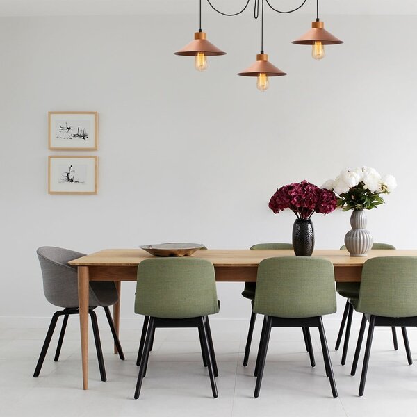 Závěsné svítidlo v měděné barvě s kovovým stínidlem ø 114 cm Manavgat – Opviq lights