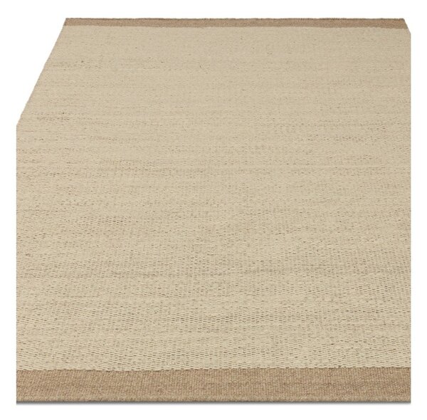 Béžový/krémový ručně tkaný vlněný koberec 120x170 cm Lima Sand – Asiatic Carpets
