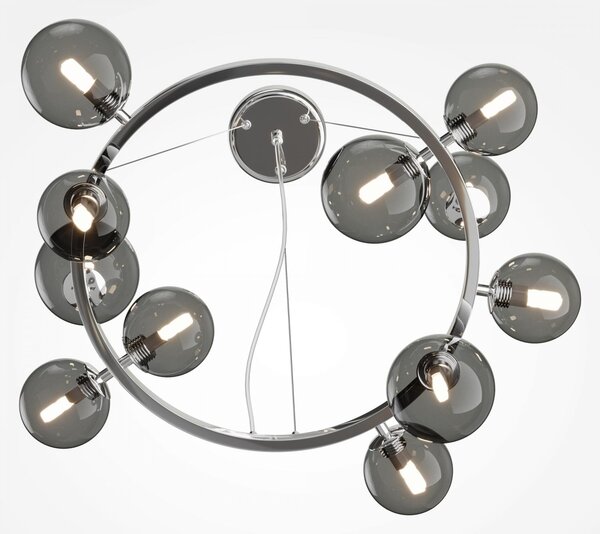 Maytoni Závěsné svítidlo DALLAS, 11xG9, Ø 67 cm Barva: Chrom