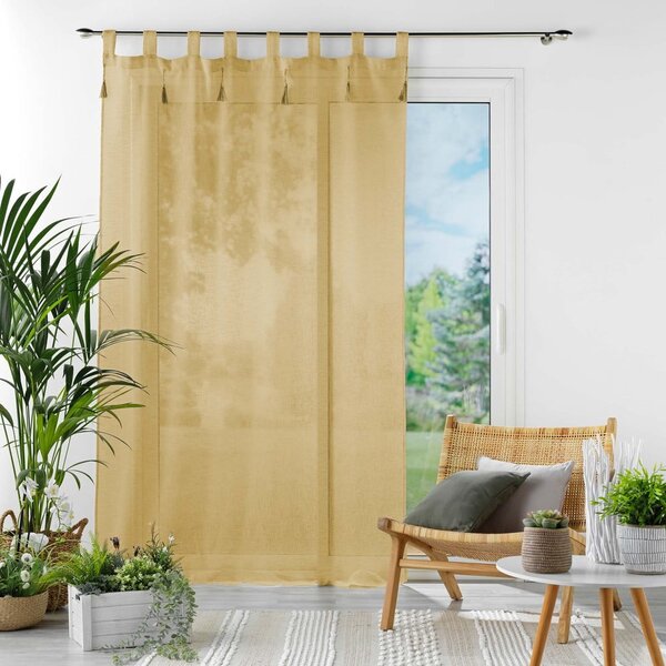 Žlutá záclona 140x240 cm Dalila – douceur d'intérieur