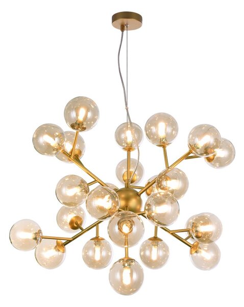 Maytoni Závěsné svítidlo DALLAS, 24xG9, v. 146,5 cm Barva: Zlato-opalová