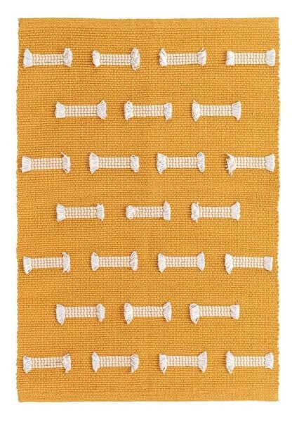 Okrově žlutý pratelný koberec 50x80 cm Juline – douceur d'intérieur