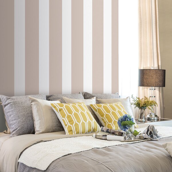 Vliesová tapeta na zeď, béžová, pruhy, 5062-1, Essential Stripes, ICH Wallcoverings