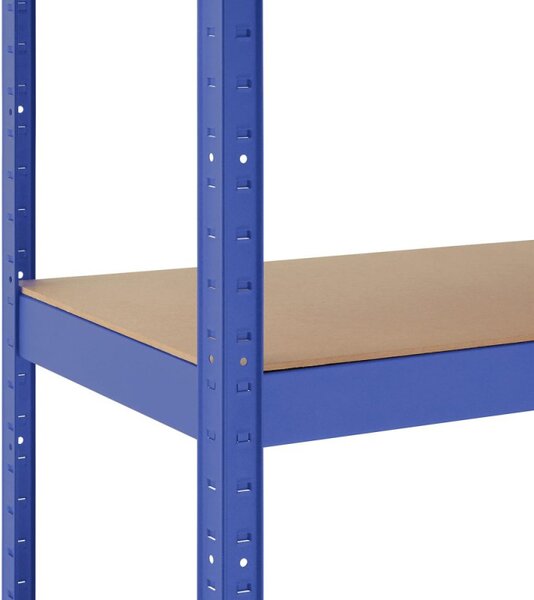 Kovový regál 180x90x40 cm 5 polic lakovaný pozink HIGHER RSM175