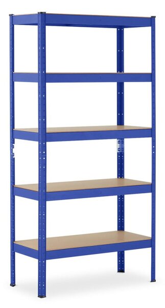 Kovový regál 180x90x40 cm 5 polic lakovaný pozink HIGHER RSM175