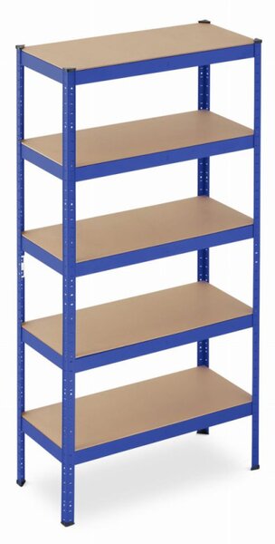 Kovový regál 180x90x40 cm 5 polic lakovaný pozink HIGHER RSM175