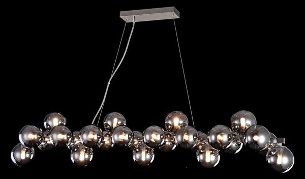 Maytoni Závěsné svítidlo DALLAS, 25xG9, d. 123,5 cm Barva: Zlato-opalová