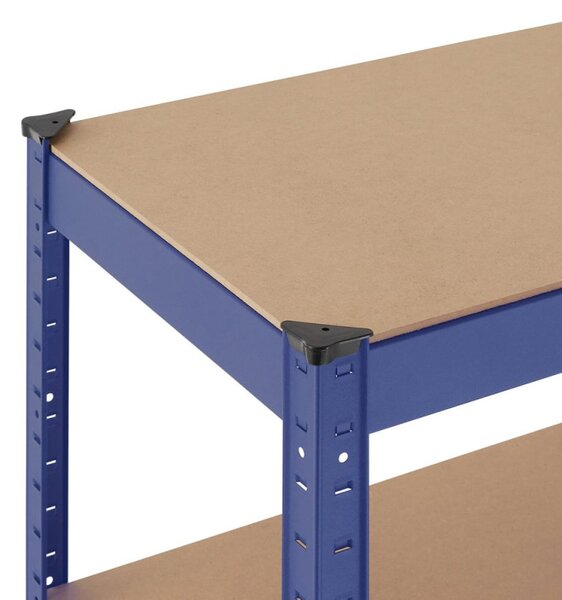 Kovový regál 180x90x40 cm 5 polic lakovaný pozink HIGHER RSM175