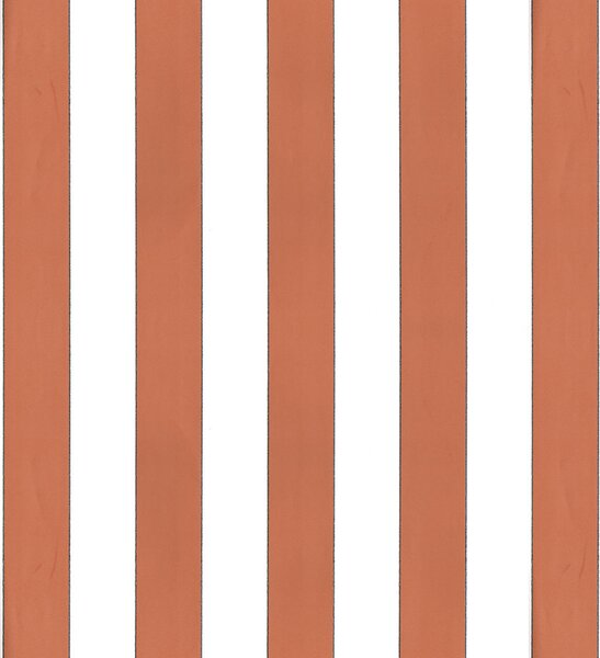 Vliesová tapeta na zeď, oranžovo-bílá, pruhy, 5060-3, Essential Stripes, ICH Wallcoverings