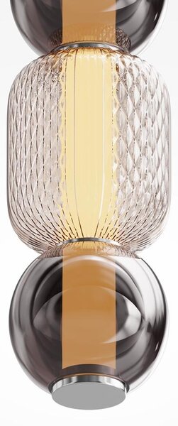 Maytoni Závěsné LED svítidlo DROP, 16W, Ø 12 cm, CRI80 Barva: Chrom